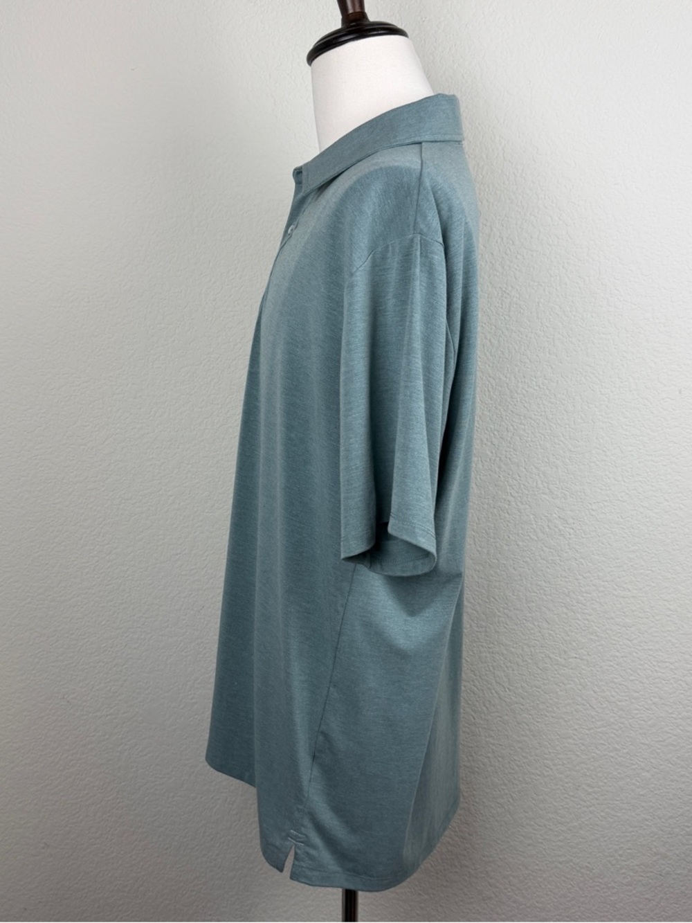 Free Fly Men's Bamboo Flex Polo | XL | Blueish Green - Picture 4 of 8